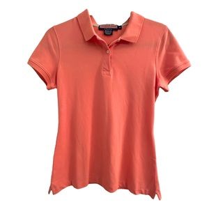 Vineyard Vines Women’s Susie Fit Short Sleeve Polo Shirt in Salmon (Size M)